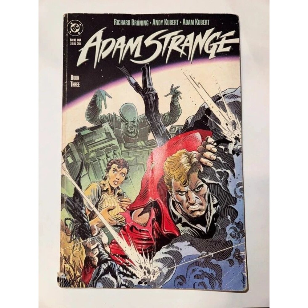 Vintage 1990 Adam Strange The Man Of Two Worlds Book Three